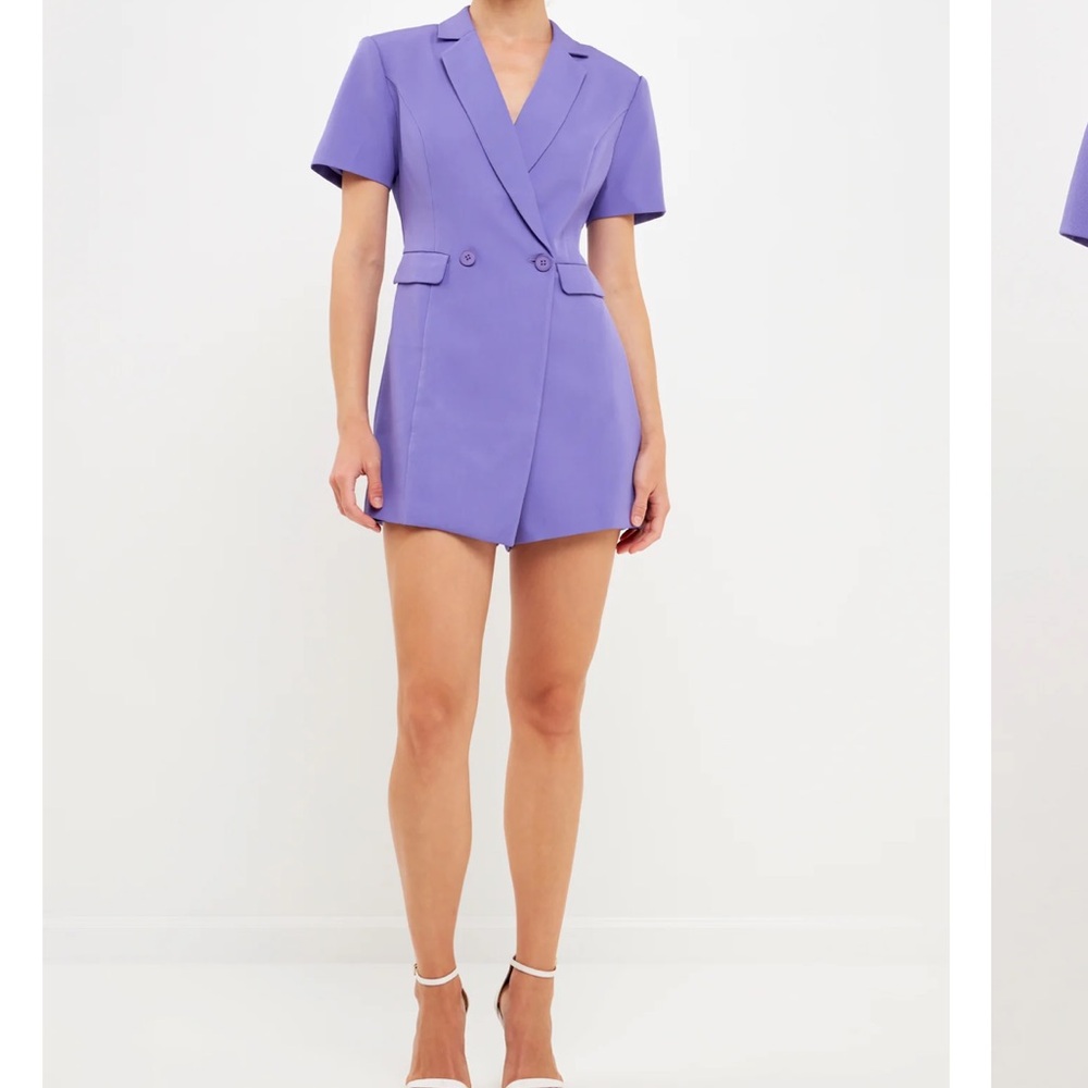 NWT Endless Rose Purple Blazer Dress